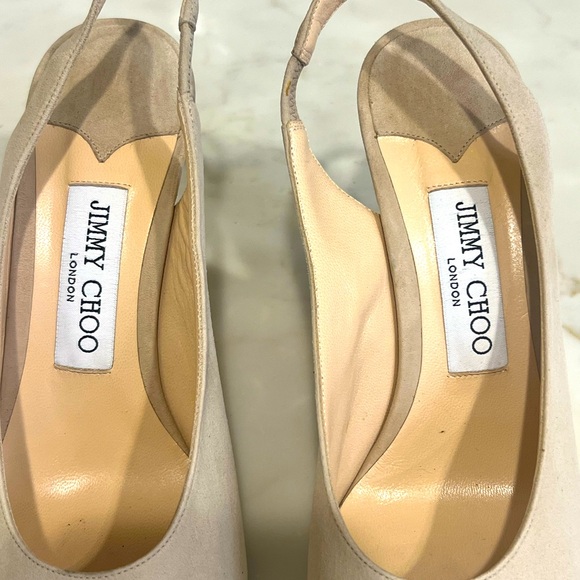 Jimmy Choo Suede Ivy Slingback - Picture 2 of 7